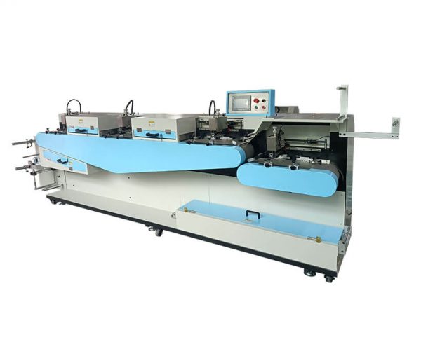 3+1 metal belt screen printer Máquina de estampada para ropa