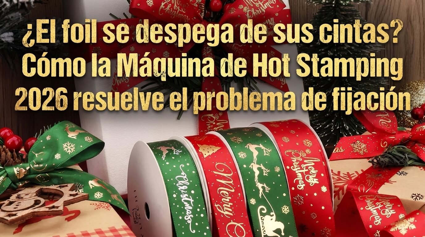 ¿El foil se despega de sus cintas? Cómo la Máquina de Hot Stamping 2026 resuelve el problema de fijación