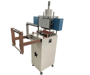 Máquina de estampado caliente para cintas decorativas con área efectiva real de 30cm y estructura compacta para producción foil premium.