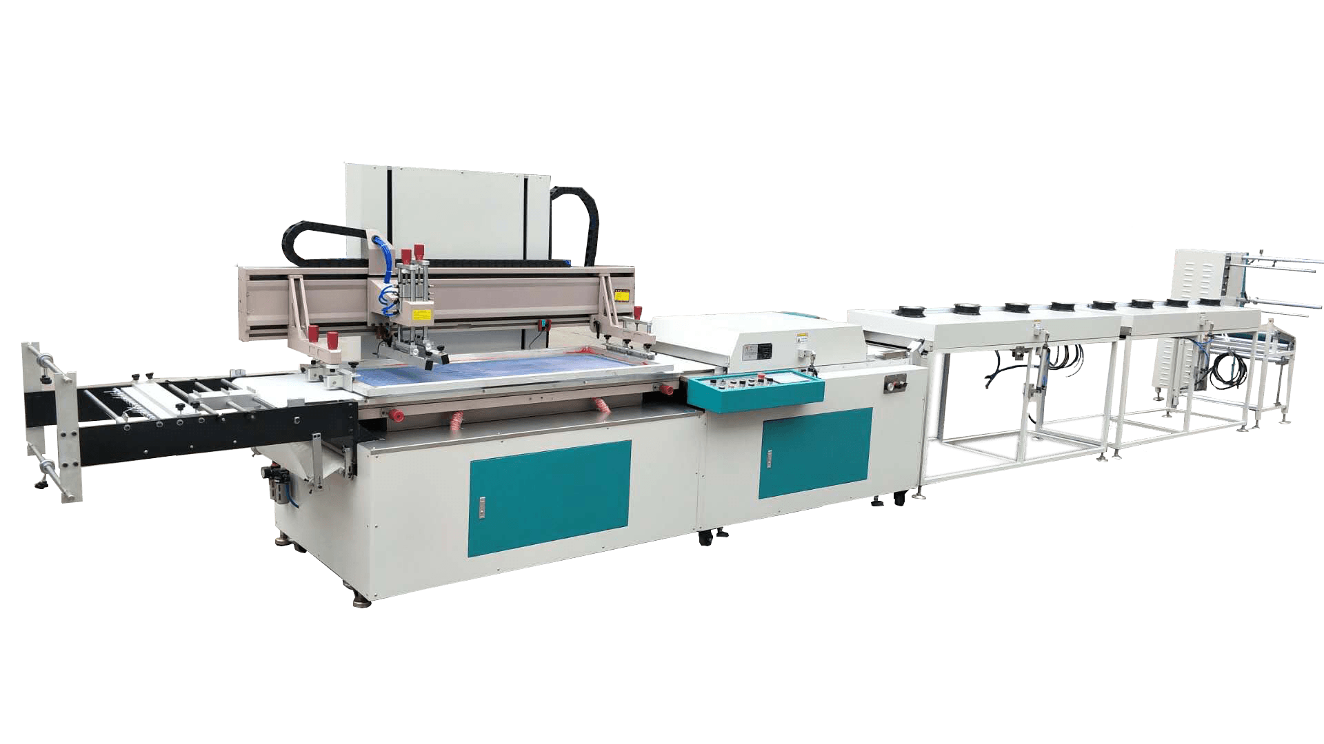 Máquina industrial de serigrafía LX-600D para etiquetas textiles y cintas elásticas